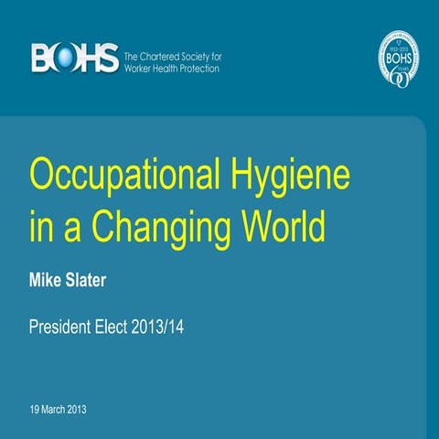 Webinar   occupational hygiene in a changing world