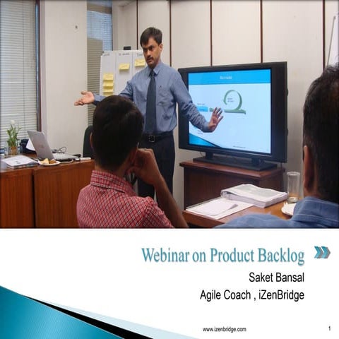 Webinar On Product Backlog