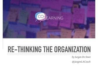 Webinar - Re-design the Organisation for Business Agility