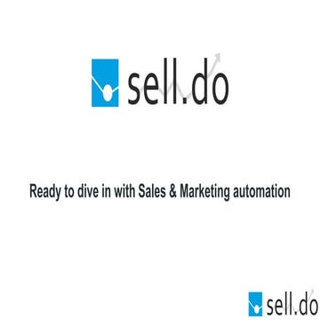 Webinar - Ready to dive in with Sales and Marketing Automation?