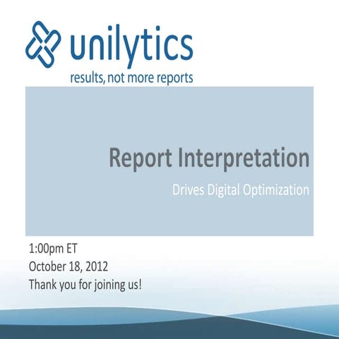 Webinar Report Interpretation