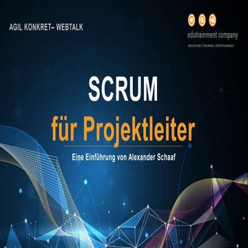SCRUM für Projektleiter