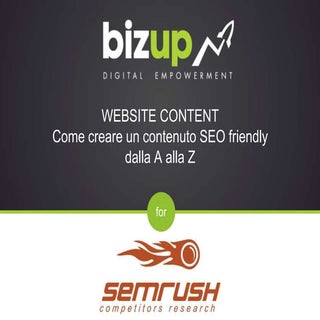Come creare un Contenuto SEO-friend...