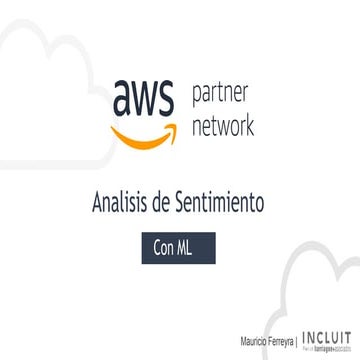 Sentiment analysis with AWS ML