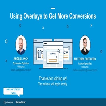 Using Overlays to Get More Conversions