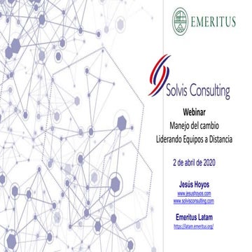 Manejo del Cambio: liderando equipos a distancia