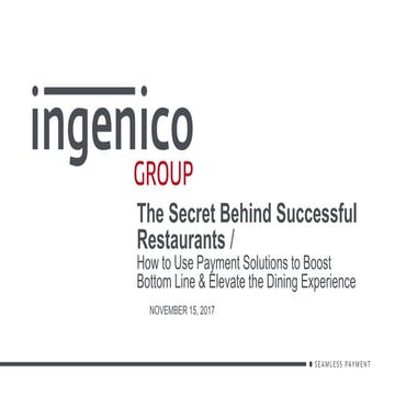 Webinar/The Secret Behind Successful Restaurants