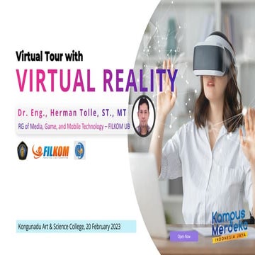 Virtual Reality Tour Webinar - by Herman
