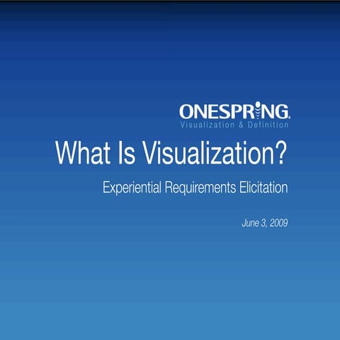 What Is Visualization?