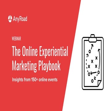 Webinar: The Online Experiential Marketing Playbook