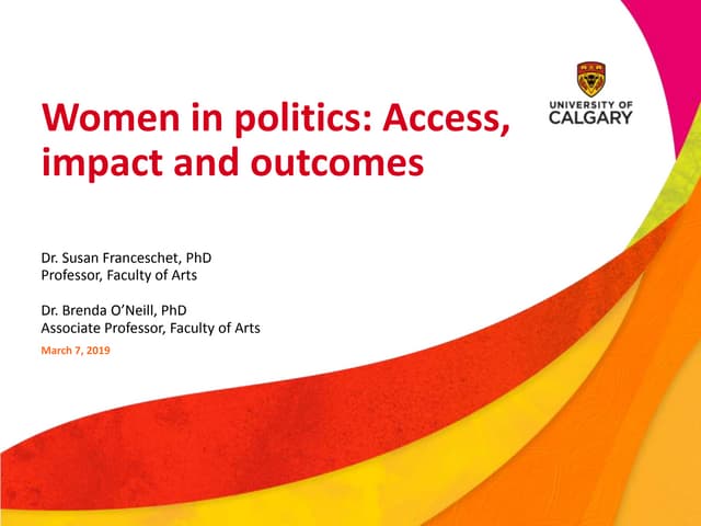 Women in politics | PPT