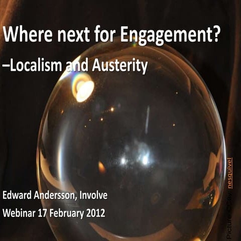 Edward Andersson: "Where next for engagement?"