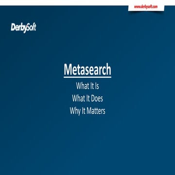 Webinar 1   what is meta