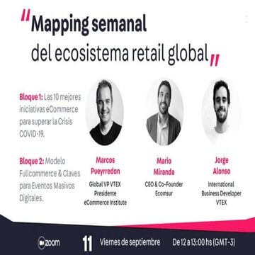 Mapping Mejores Iniciativas en eCommerce Durante la Crisis #COVID19 &  C-Leve...