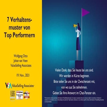 7 Verhaltensmuster r von Top Performern