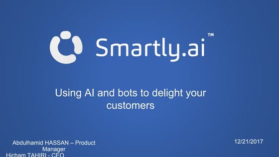 Webinar #1 | Smarty.AI