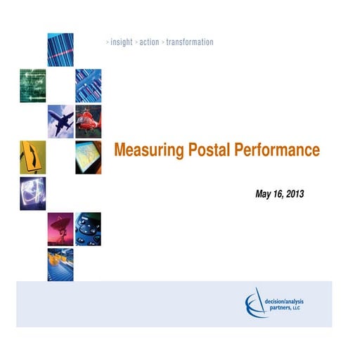 Postal Performance Measurement slideshare | PDF