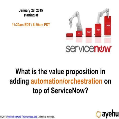 What's the value proposition in adding automation/orchestration on top of Ser...