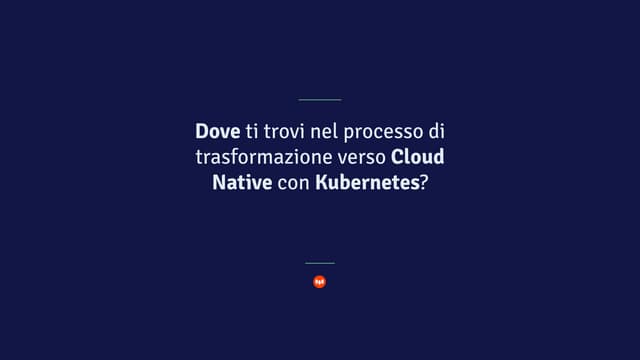 Cloud Native PostgreSQL - Italiano