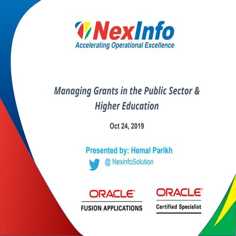 Webinar: Best Practices for Managing Grants in Public Sector & Higher Ed
