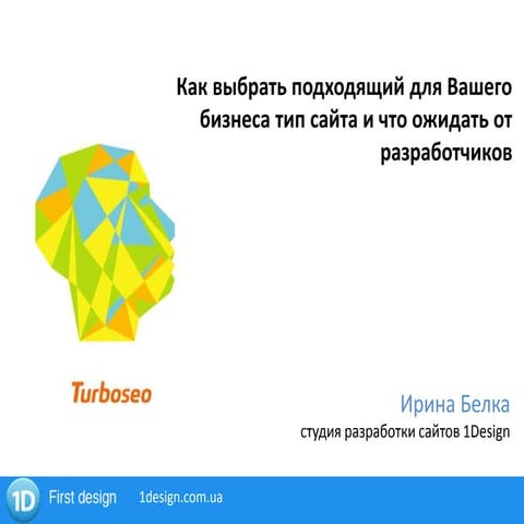 Webinar Turboseo: Ирина Белка