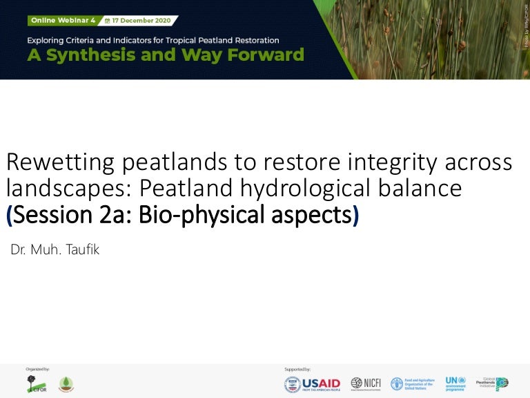 thumbnail of  Rewetting peatlands to restore integrity across landscapes: Peatland hydrological balance