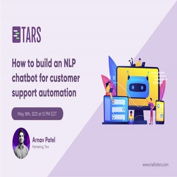 How to build an NLP chatbot for customer support automation