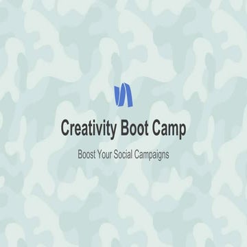 Creativity Boot Camp - Simply Measured Webinar