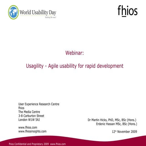 Webinar Agile Presentation V.1.0