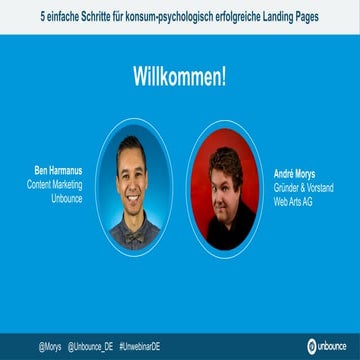 [Webinar] 5 einfache schritte für konsum-psychologisch erfolgreiche Landing ...