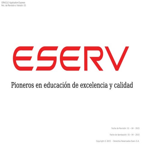 Presentación Webinar Oracle APEX