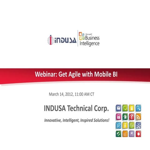 Webinar: Be Agile with Mobile BI