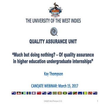 Much but doing nothing? – Of quality assurance in higher education undergradu...