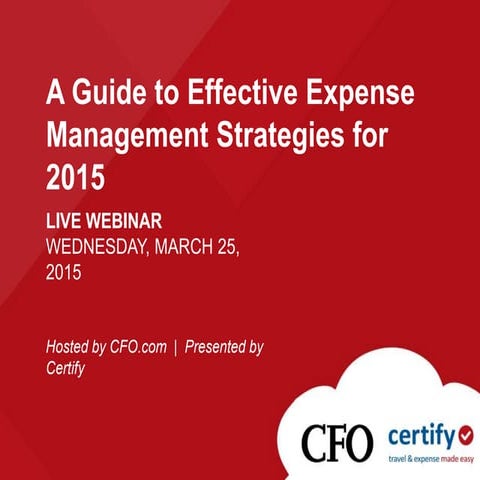 A Guide to Effective Expense Management Strategies for 2015
