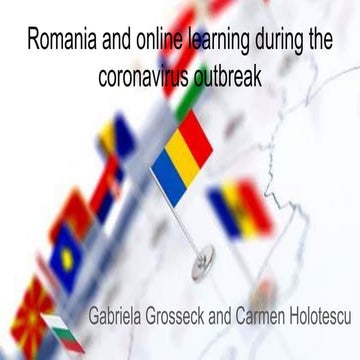 Romanian Educational System adapting to the coronavirus outbreak