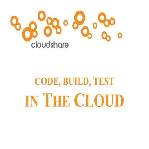 Dev/Test in the Cloud - A Business Case