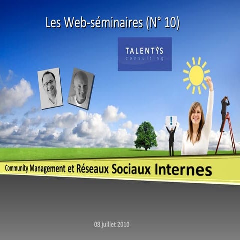Community management et Réseaux sociaux internes