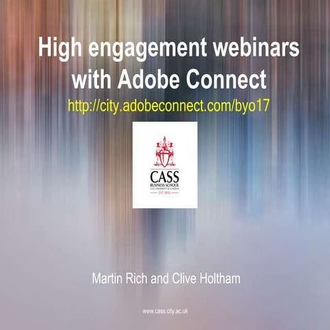 Bring your Own Lunch Webinar: High Engagement Webinars with Adobe Connect