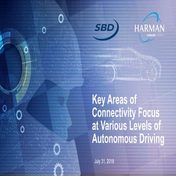 Connectivity levels of autonomy by Steve Surhigh