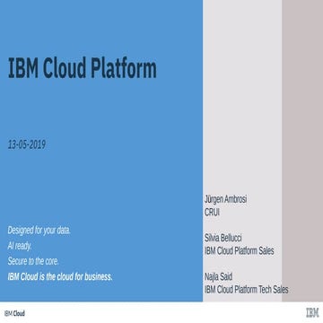 IBM Cloud Platform 