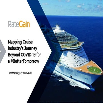 Webinar: Mapping Cruise Industry’s Journey Beyond COVID-19 for a #BetterTomorrow
