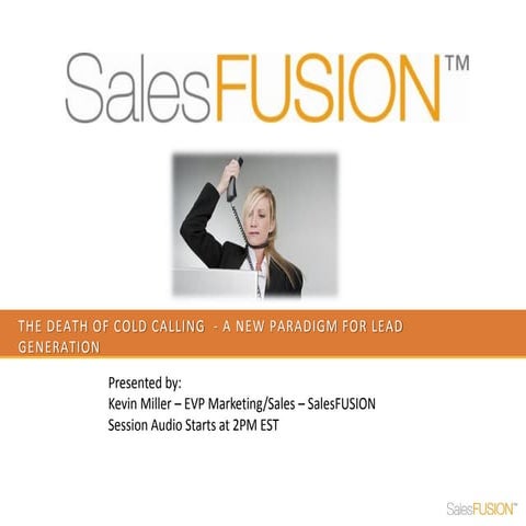 Webinar   Death Of Cold Calling