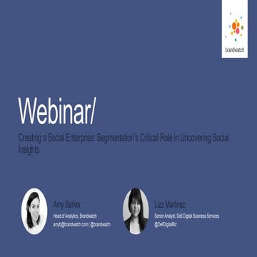 Creating a Social Enterprise: Segmentation’s Critical Role in Uncovering Soci...