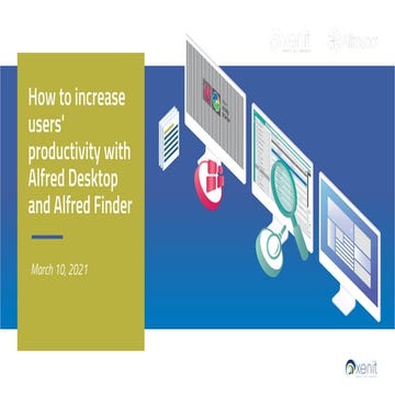 How to increase user's productivity with Alfred Desktop and Alfred Finder