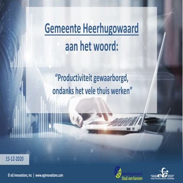Gemeente Heerhugowaard aan het woord: “Productiviteit gewaarborgd ondanks het...