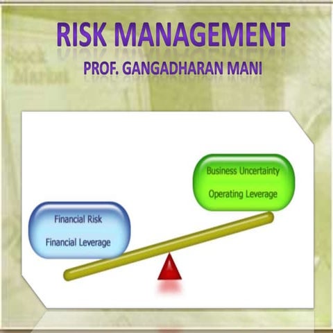 Risk Management