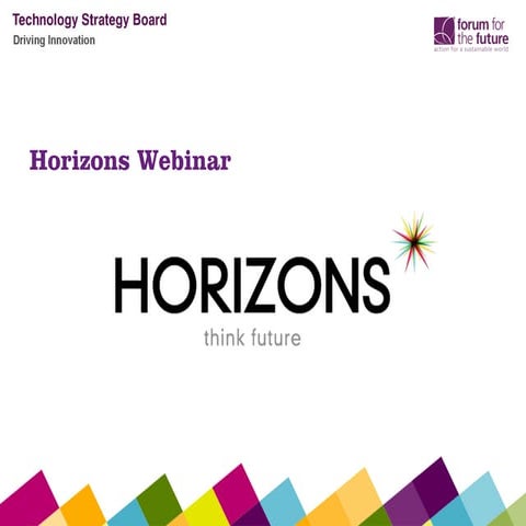 Network webinar | 18 April | Horizons