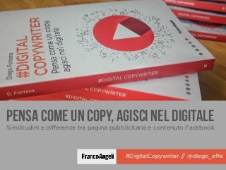 #DigitalCopywriter | Webinar con Diego Fontana