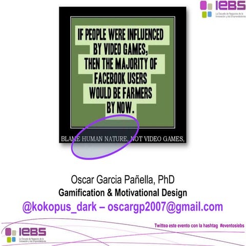 Gamificación o el Arte de crear Experiencias Memorables para mejorar los resu...