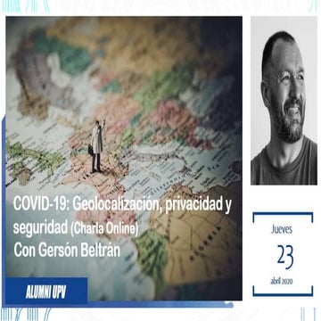 COVID-19 Geolocalizacion, privacidad y seguridad